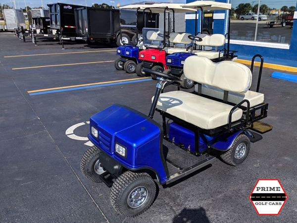 Blue Cricket SX3 Mini Mobility Golf Cart affordable golf cart rental, golf cart rent irving golf cart rental