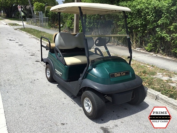 Green Club Car 4 Passenger Golf Cart affordable golf cart rental, golf cart rent irving golf cart rental