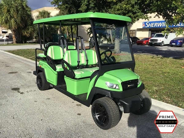 Lime Bintelli Beyond 6 Passenger Golf Cart affordable golf cart rental, golf cart rent irving golf cart rental