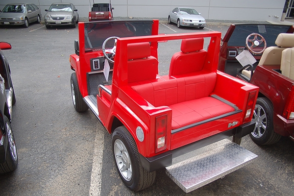 Red Hummer Golf Cart affordable golf cart rental, golf cart rent irving golf cart rental