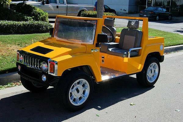 Yellow Hummer LSV Golf Cart affordable golf cart rental, golf cart rent irving golf cart rental